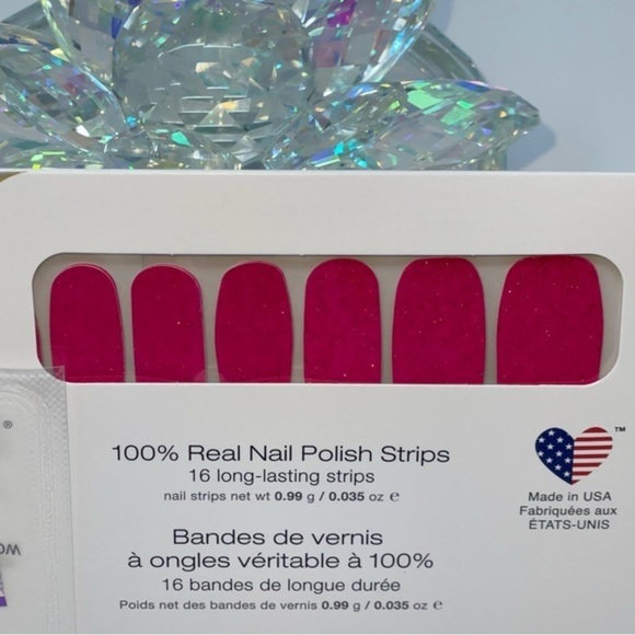 Color Street | All Fun and Fiesta, flirty magenta shade coated in pink glitter - Picture 8 of 10